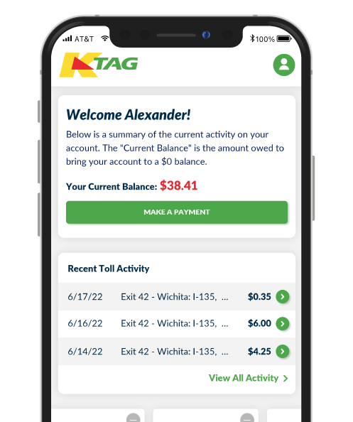 Manage Your K-TAG Account
